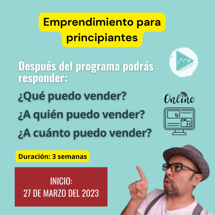 Emprendimiento para principiantes